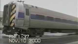 November 2000 Trains in San Diego  Amtrak BNSF Coaster [upl. by Leen]