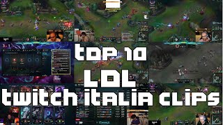 Top 10 Twitch Italia League of Legends clips della settimana EP 2 [upl. by Ocinom]