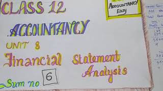 Class 12 Tamilnadu State Board Accountancy Chapter 8 sum no 6 [upl. by Christophe]