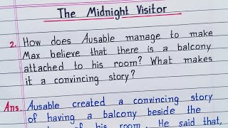 How does Ausable manage to make Max believe that there is a balcony attached to his room  Class 10 [upl. by Alli46]