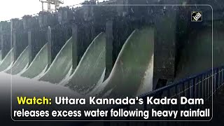 Watch Uttara Kannada’s Kadra Dam releases excess water following heavy rainfall [upl. by Cindelyn]