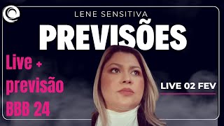 Lene Sensitiva Live  previsão 🔮 03022024 Momento mentores BBB [upl. by Elva]