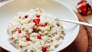 Risotto alla MelagranaRICETTA PERFETTASEMPLICE e GUSTOSA [upl. by Schlessinger233]