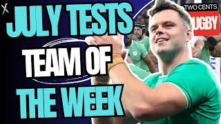 Team of the Week  July Rugby Tests 2024  Week 2 [upl. by Anehsak]