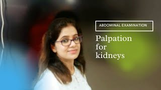 Palpation for kidneys [upl. by Thorne]