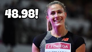 Natalia Kaczmarek Creates History in 400m  European Athletics Championships 2024 [upl. by Nojed]