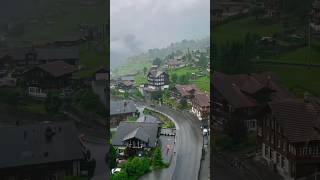 Switzerland  travel beautifulplace amazing weather rain foryou viral [upl. by Ynnod757]