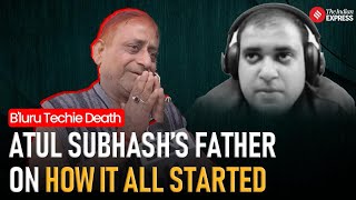 Atul Subhashs father breaks down reveals how it all started  Bengaluru Techie Death Case [upl. by Atila]