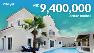 AED 94M 5Bedroom Villa For Sale In Alvorada 4 Arabian Ranches [upl. by Jannel]