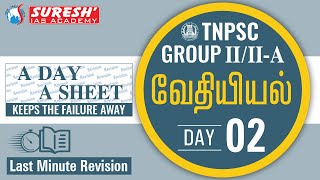 TNPSC GROUPIIIIA  PYQ  CHEMISTRY  DAY02  One Line Questions  Suresh IAS Academy [upl. by Gerti]