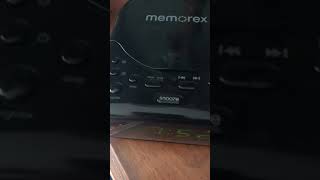 How to set time or change time on Memorex clock radio [upl. by Lusa]