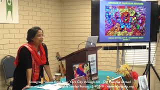 Immigrant Voices from New York City through Art  Dr Masuma Ahmed [upl. by Zashin]