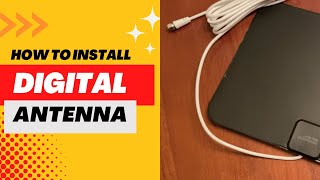 How to Install a Digital Antenna on Your Smart TV [upl. by Nahtnoj]