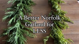 Deluxe Norfolk Pine Garland [upl. by Borden]