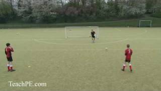 Soccer Drills  Goalkeeping 3  Footwork [upl. by Nnyltiak568]