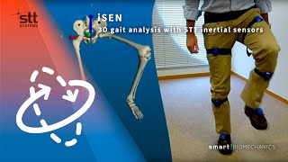 3D gait analysis with STT inertial sensors [upl. by Malas]