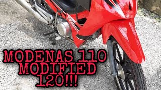 KRISS MODENAS 110 MODIFIED 120 COMPLETE PART 2 [upl. by Doty]