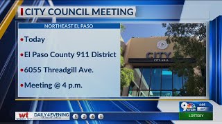 El Paso City Council Meeting in a different location [upl. by Eanat]