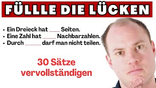 Kannst du diese 30 kleinen Aufgaben schnell lösen [upl. by Euqinaj]