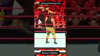 Roman amp Rollins amp Jericho amp Strowman amp kosmackdown trending wweyoutubeshorts [upl. by Onitrof412]