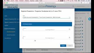 Vídeo tutorial Registro de Frequência 01  Sistema Presença Programa Auxílio Brasil [upl. by Ahsael]