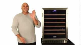 EdgeStar 53 Bottle BuiltIn Wine Cooler CWR531SZ [upl. by Eanerb]