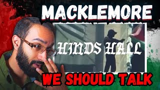 Macklemore  Hinds Hall Free Palestine Reaction [upl. by Yemac280]