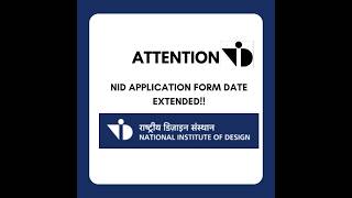 NID Application form date extended [upl. by Yboj908]