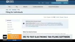 IRS testing free electronic taxfiling software [upl. by Ruprecht]