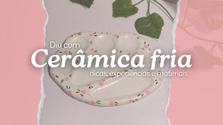 DIY CERÂMICA FRIA fazendo um godê para aquarela  dicas experiência e mais [upl. by Casandra]