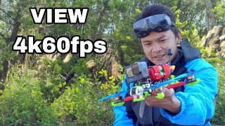 Drone fpv 5inc gendong gopro hero12 black [upl. by Eiznikam]