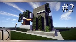 MINECRAFT PORADNIK  Jak zrobić fajny domek modern 14x14  2 [upl. by Hutson]