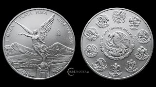 Mexico 2024  1oz 999 Ag BU  Libertad [upl. by Layap543]