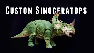 How to Custom Sculpt a Mattel Sinoceratops Jurassic World [upl. by Seleta]