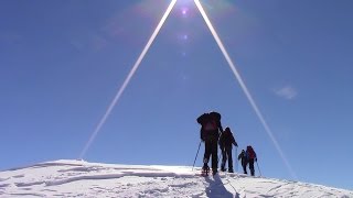 LE TOUR DU QUEYRAS A RAQUETTES  SNOWSHOEING IN THE QUEYRAS FR [upl. by Alphonse]