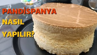 Pandispanya Nasıl Yapılır  pandispanya tarifi pandispanya cake [upl. by Nevah498]