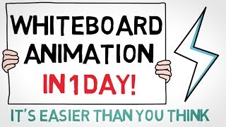 How to Create a Whiteboard Animation in ONE DAY [upl. by Riana]