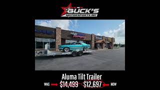 Aluma AutoTilt Trailer ON SALE NOW at Bucks Motorsports [upl. by Frodi]