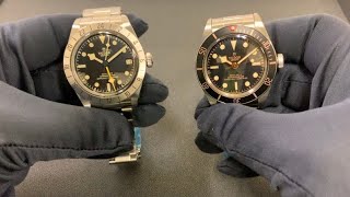 Tudor Black Bay Pro vs Black Bay 58 Both on Bracelet [upl. by Eiral]