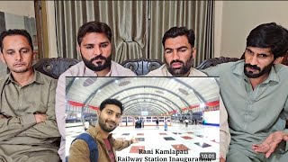 1st Modern Railway StationRani Kamlapati Railway Station Inauguration Vlog pakistanreaction [upl. by Eissen]