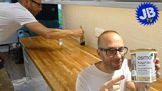 Using OSMO Polyx Oil  How to Prepare and Reseal a Wooden Worktop [upl. by Neened]