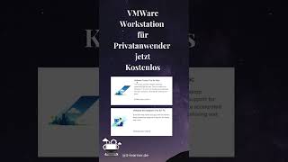 VMWare Workstation für Privatanwender jetzt kostenlos administration windowsvmware [upl. by Garrek]