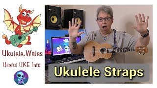 Ukulele Straps  With And Without Strap Buttons and Uke Hook Straps [upl. by Aigil279]