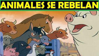 REBELION EN LA GRANJA 1954 RESUMEN EN MINUTOS  ANIMALES SE REBELAN [upl. by Sandon]