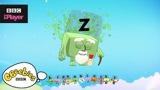 Learn letter quotzquot with the Alphablocks Magic Words  CBeebies [upl. by Llenreb984]