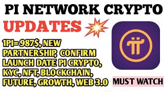 खुशखबरी 😍🔥 PI NEW PARTNERSHIP pi network new update today pi new update pi network pi crypto [upl. by Marsden]