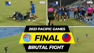 FIJI vs SAMOA ▷ FINAL ▷ Rugby League 9s  2023 Pacific Games Highlights [upl. by Milka76]