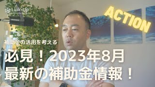 【2023年8月】最新の補助金情報（経済産業省管轄） [upl. by Umont]