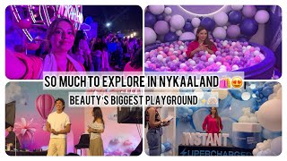 Explore Nykaaland 2024🥳Patrick Ta Masterclass😍Free Products🛍️ nykaa youtubevlogs explore [upl. by Cecilius]