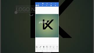 VK LOGO DESIGN ON PIXELLAB TUTORIAL  logodesign pixellabtutorial graphic backgroundmusic [upl. by Lavina931]